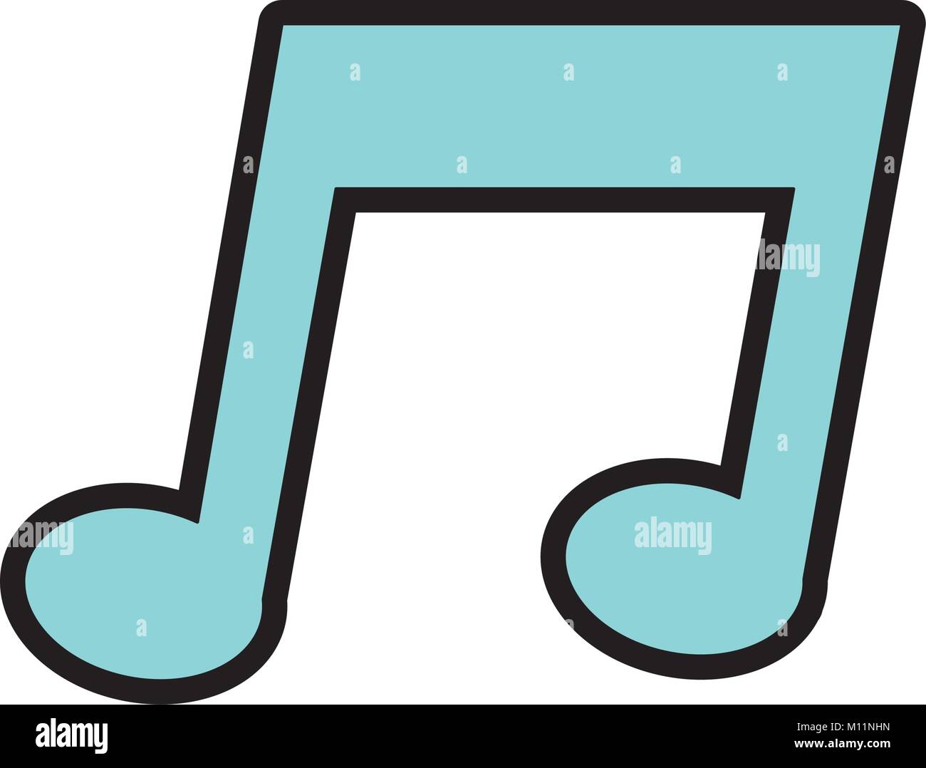 Musik-Hinweis-design Stock Vektor