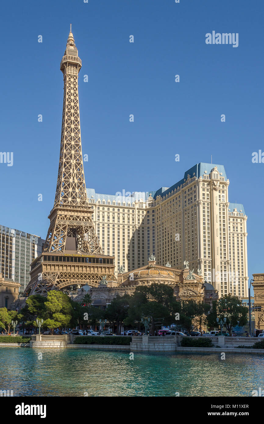 Paris Hotel und Casino, 3655 S. Las Vegas Blvd., Las Vegas, Nevada, USA Stockfoto