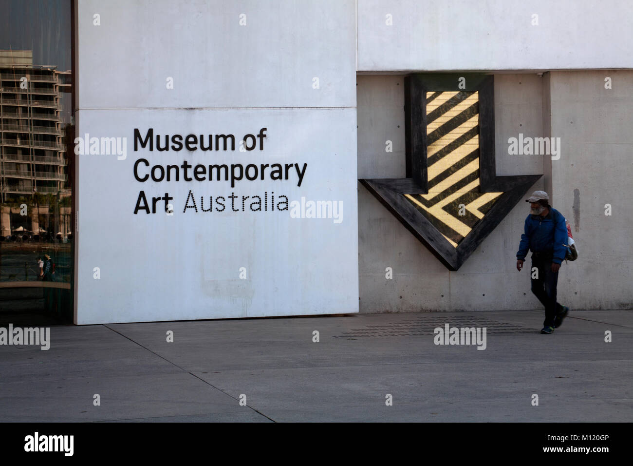 Museum für zeitgenössische Kunst Australien tallawoladah Ort die Felsen Circular Quay Sydney New South Wales, Australien Stockfoto