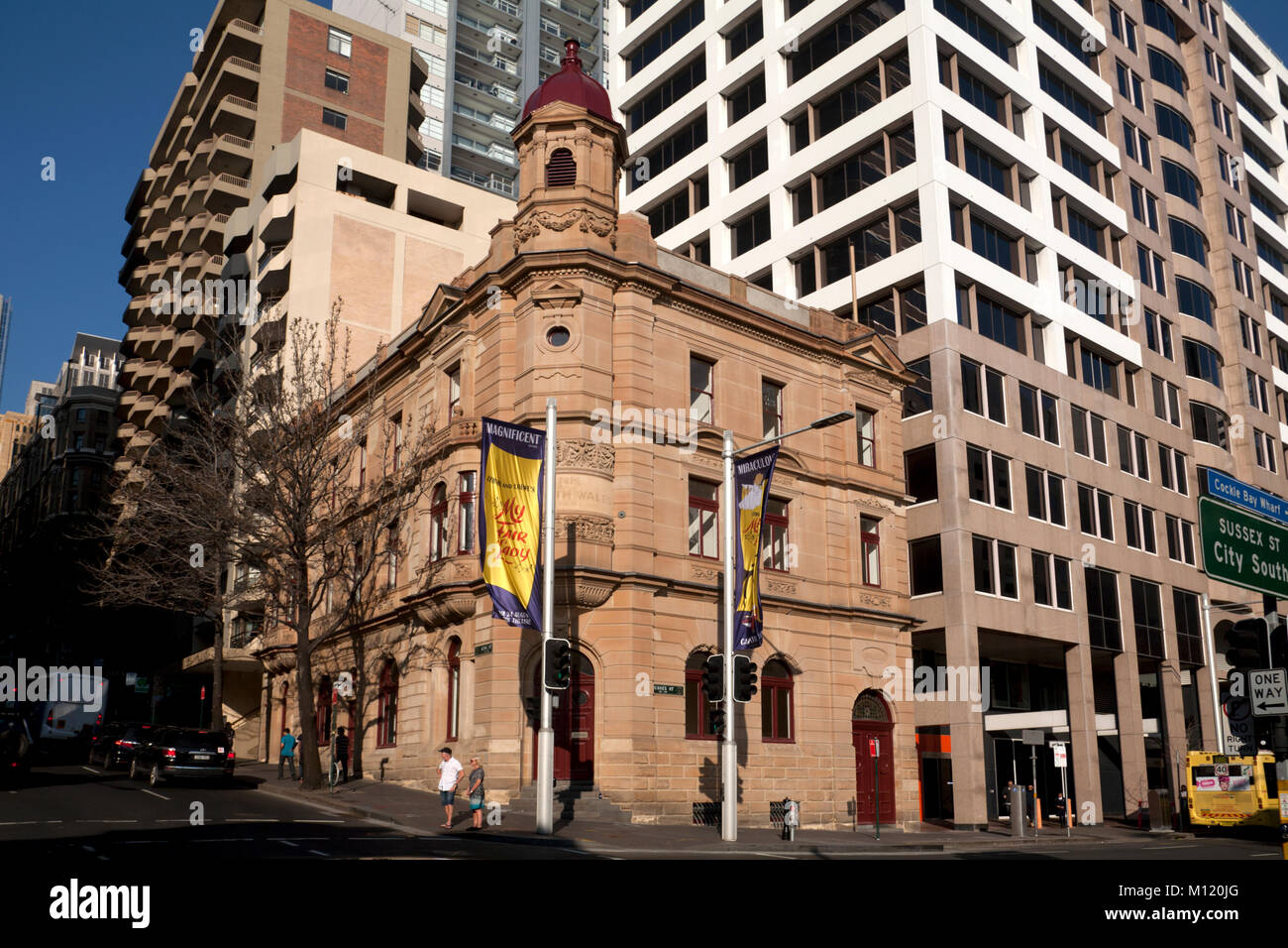 Bank von New South Wales Gebäude Ecke King Street und Sussex street central business district von Sydney Australien New South Wales Stockfoto