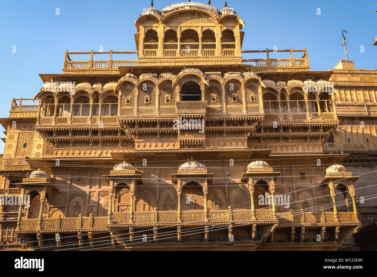 Roof Top Restaurant, Jaisalmer, Rajasthan Stockfoto