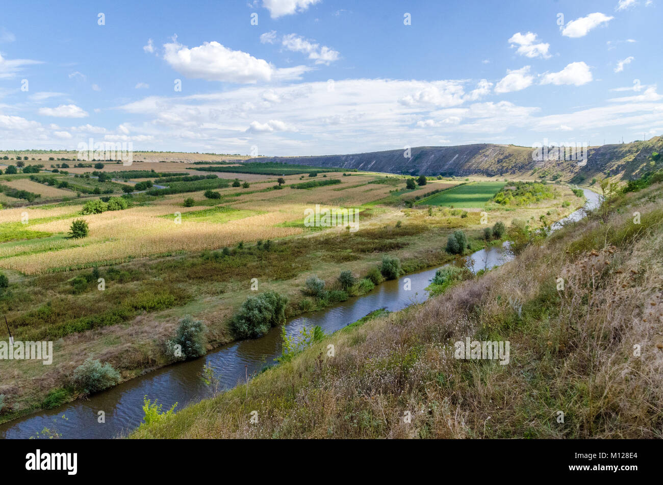 Raut River Valley, Orheiul Vechi, Republik Moldau Stockfoto