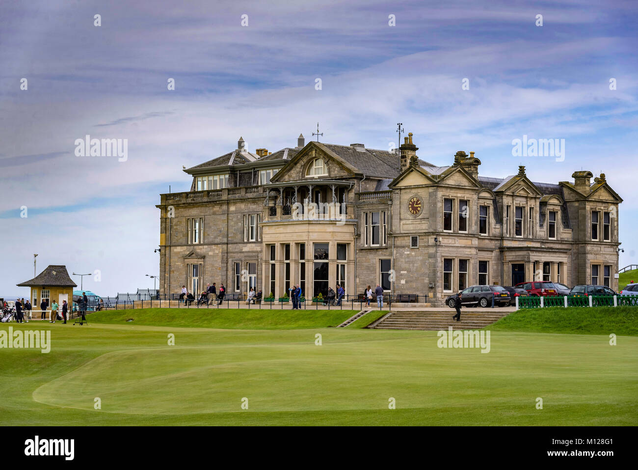 St Andrews clubhouse. Stockfoto