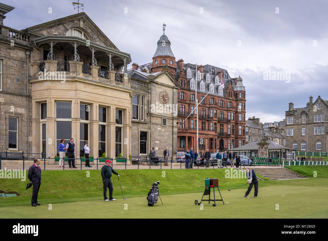 St Andrews clubhouse. Stockfoto