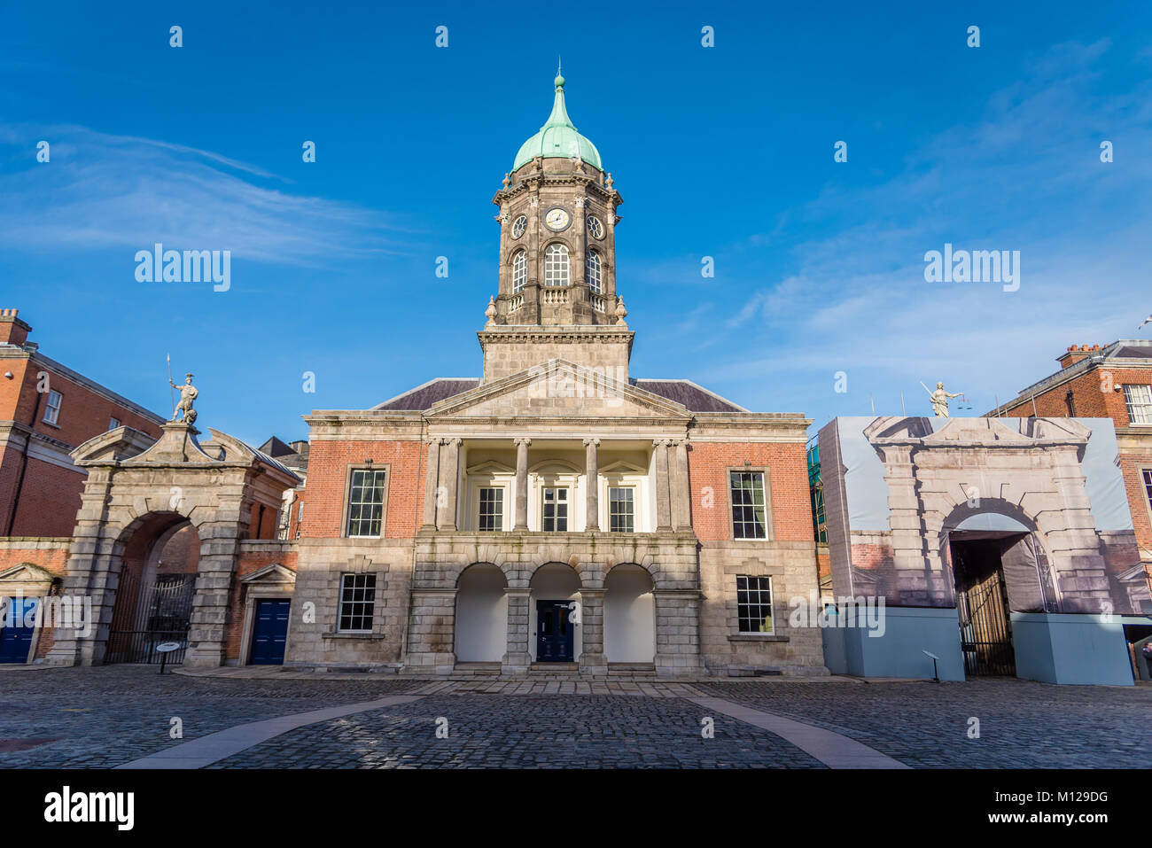 Schloss von Dublin, Dublin, Irland Stockfoto