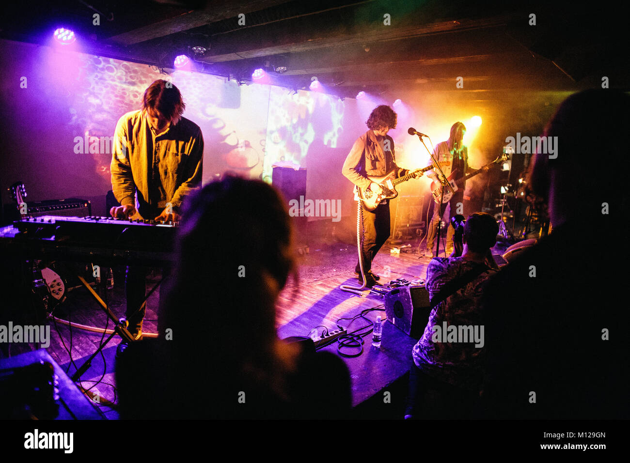 Die schwedische psychedelic-Rock-Band The Orange Revival führt ein live-Konzert in Kopenhagen Psych Fest 2016. Dänemark, 13/07-2016. Stockfoto