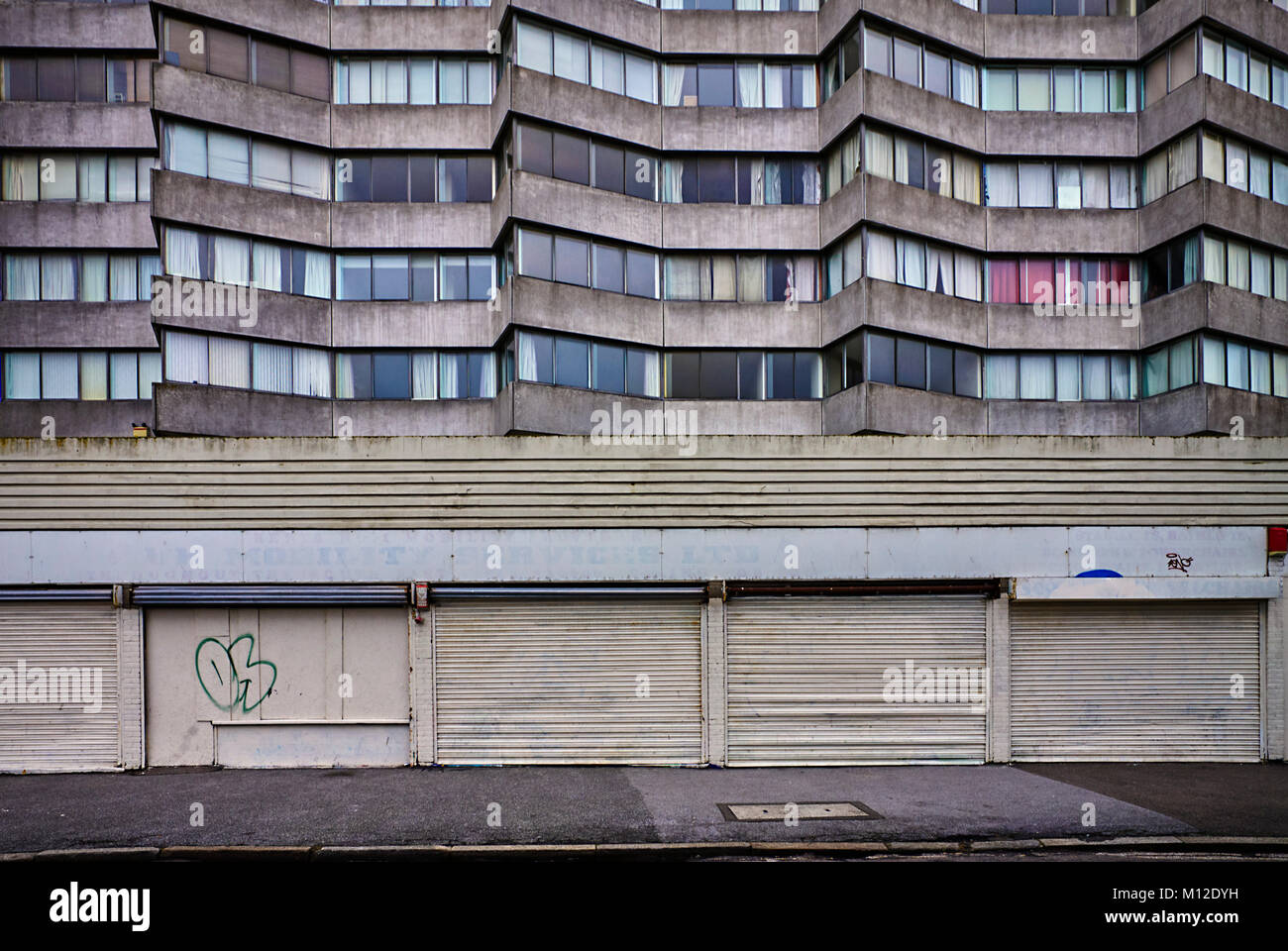 Brutalist stil Arlington House in Margate, erbaut 1963 Stockfoto