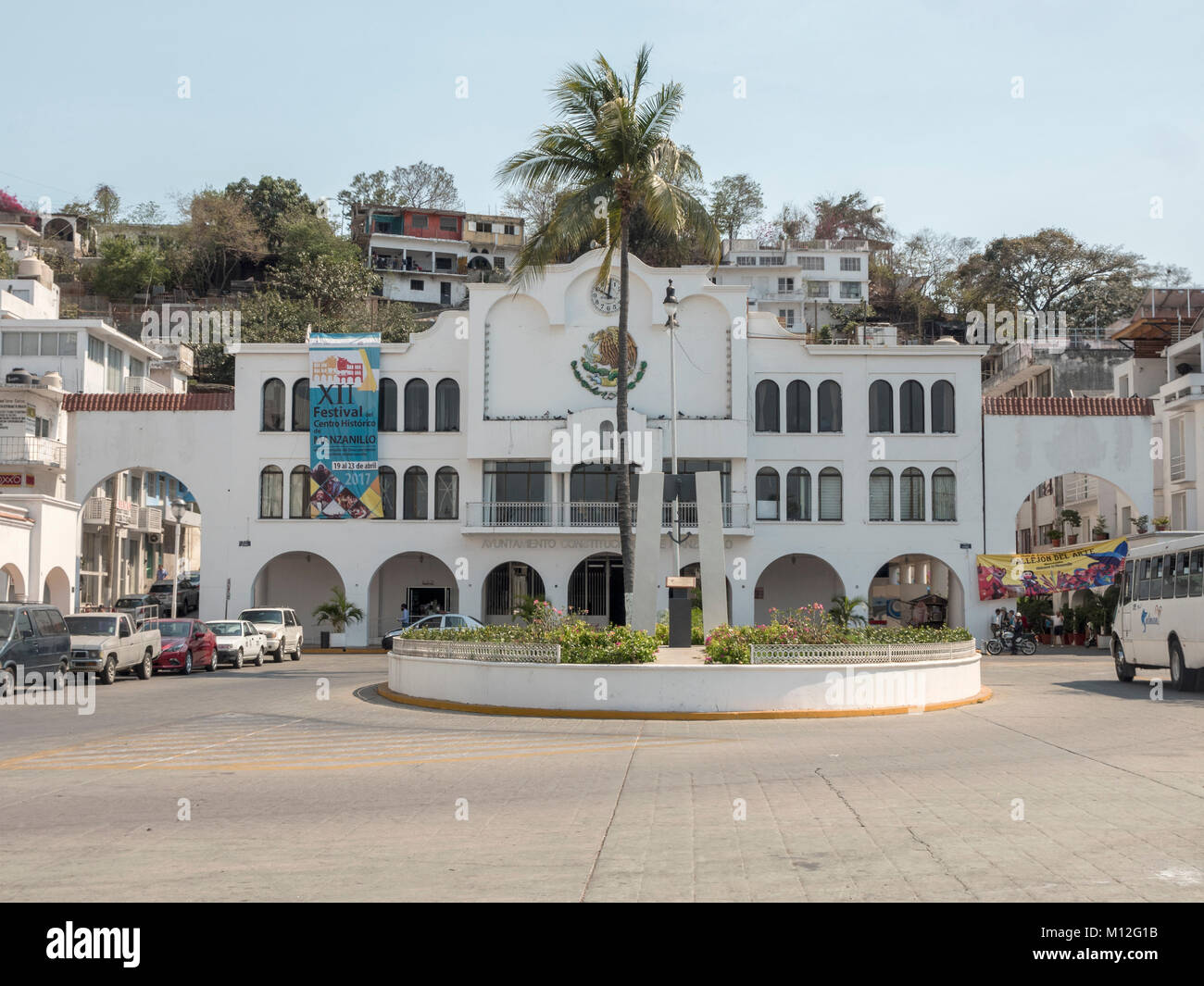 Manzanillo Rathaus Rathaus im Zentrum der Stadt Stockfoto