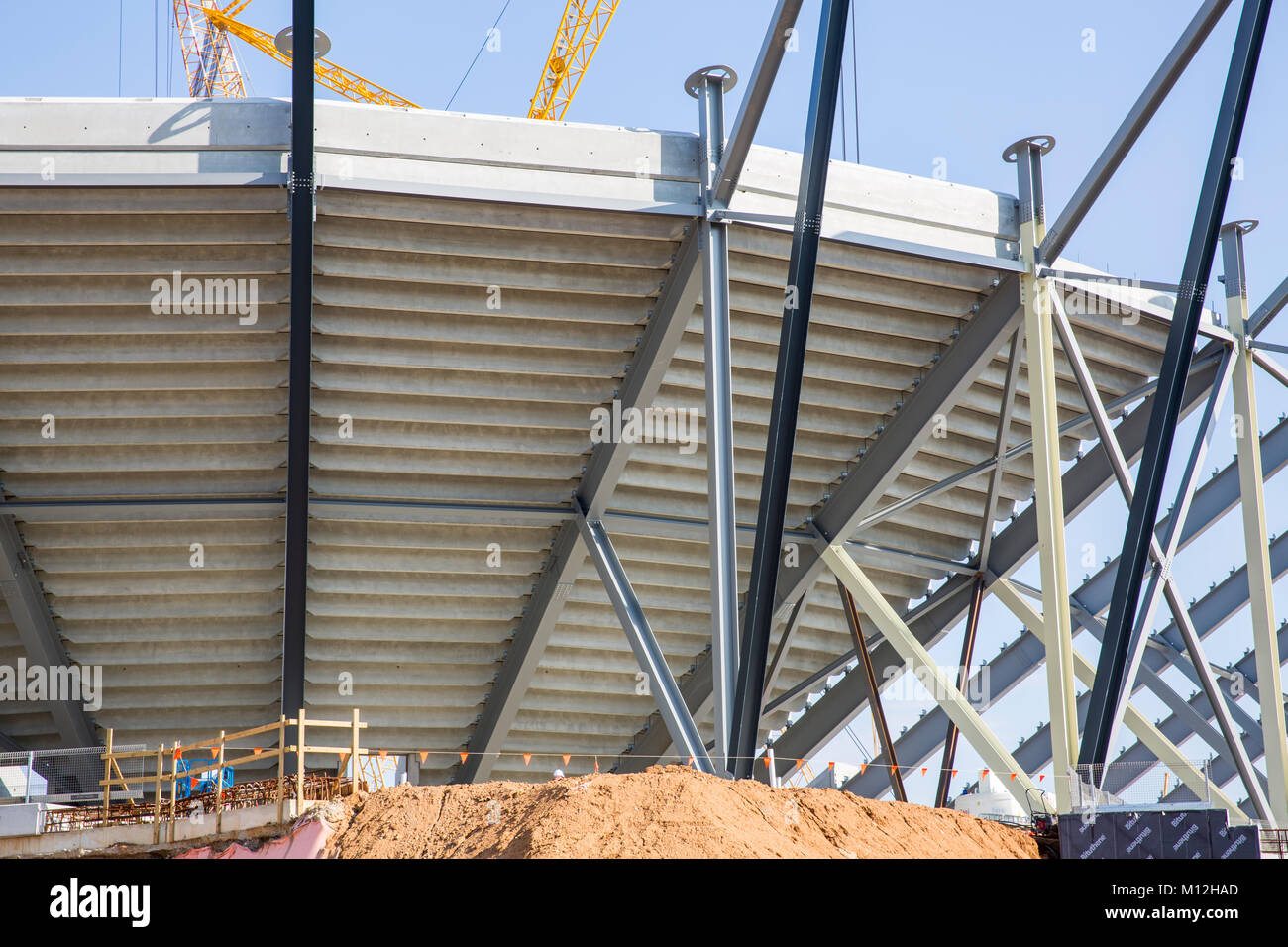 Bau des neuen Western Sydney Sport s Stadion in Parramatta durch die Regierung von New South Wales, Australien Stockfoto