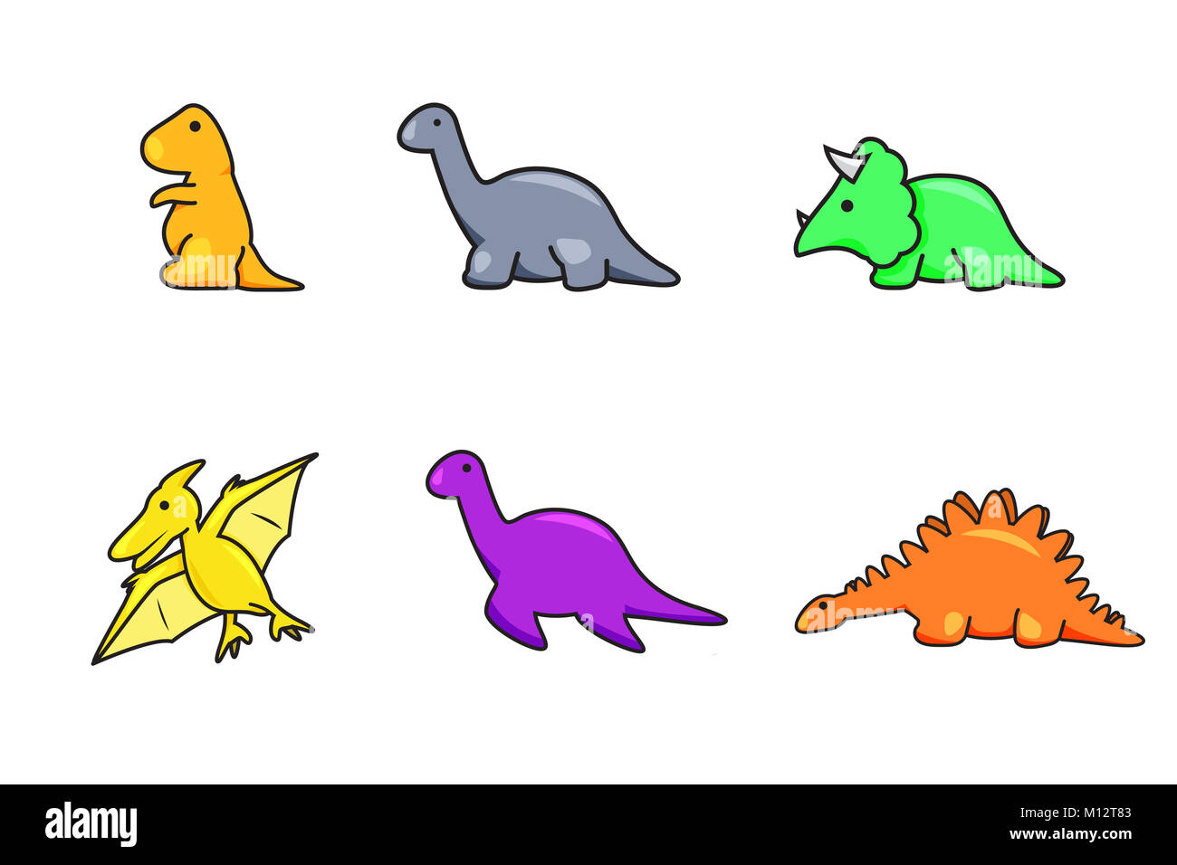 Dinosaurier Vektor Stockfoto