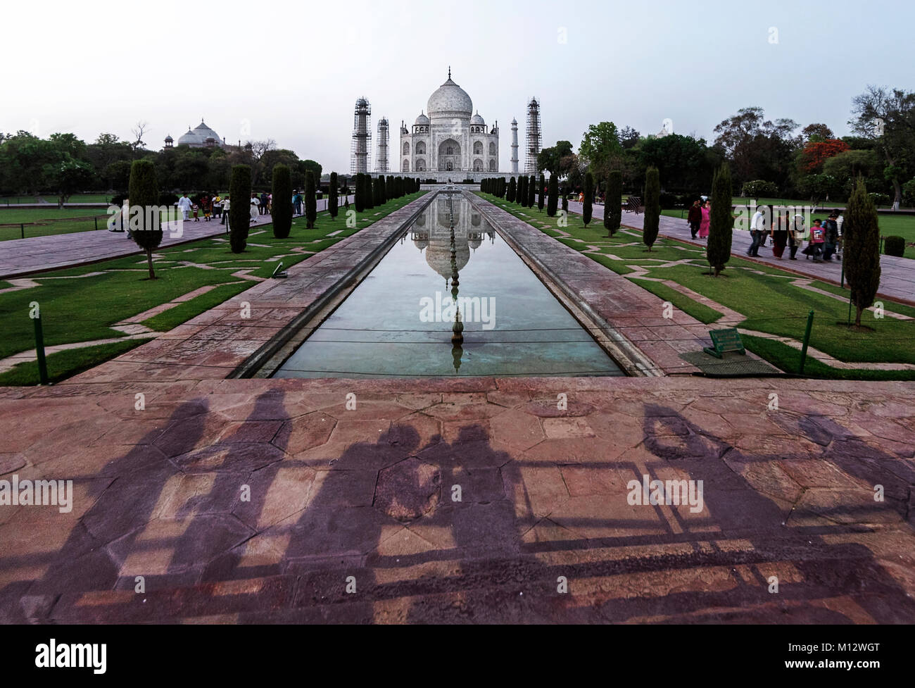 Iconic Ansicht des Taj Mahal, einem