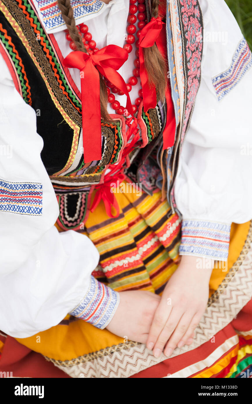 Krakauer Tracht Stockfoto