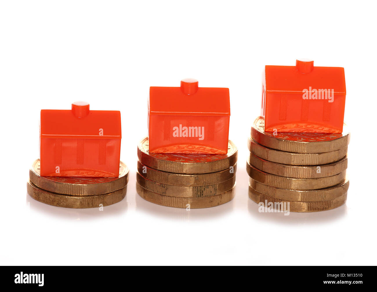 Großbritannien Wohnungsmarkt Stockfoto