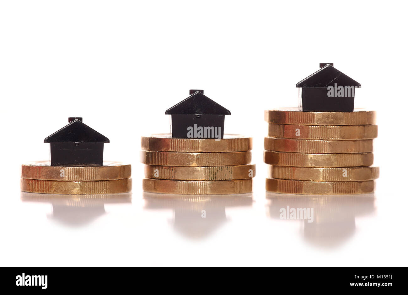 Großbritannien Wohnungsmarkt Stockfoto