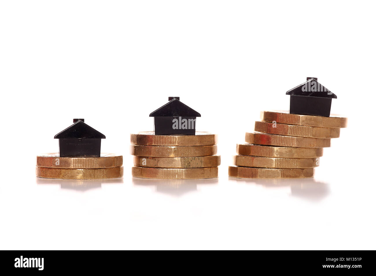 Großbritannien Wohnungsmarkt Stockfoto