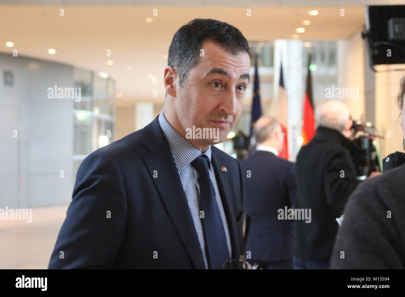 . Cem Özdemir (Bundesvorsitzender der Partei Bündnis 90/Die Grünen) Stockfoto