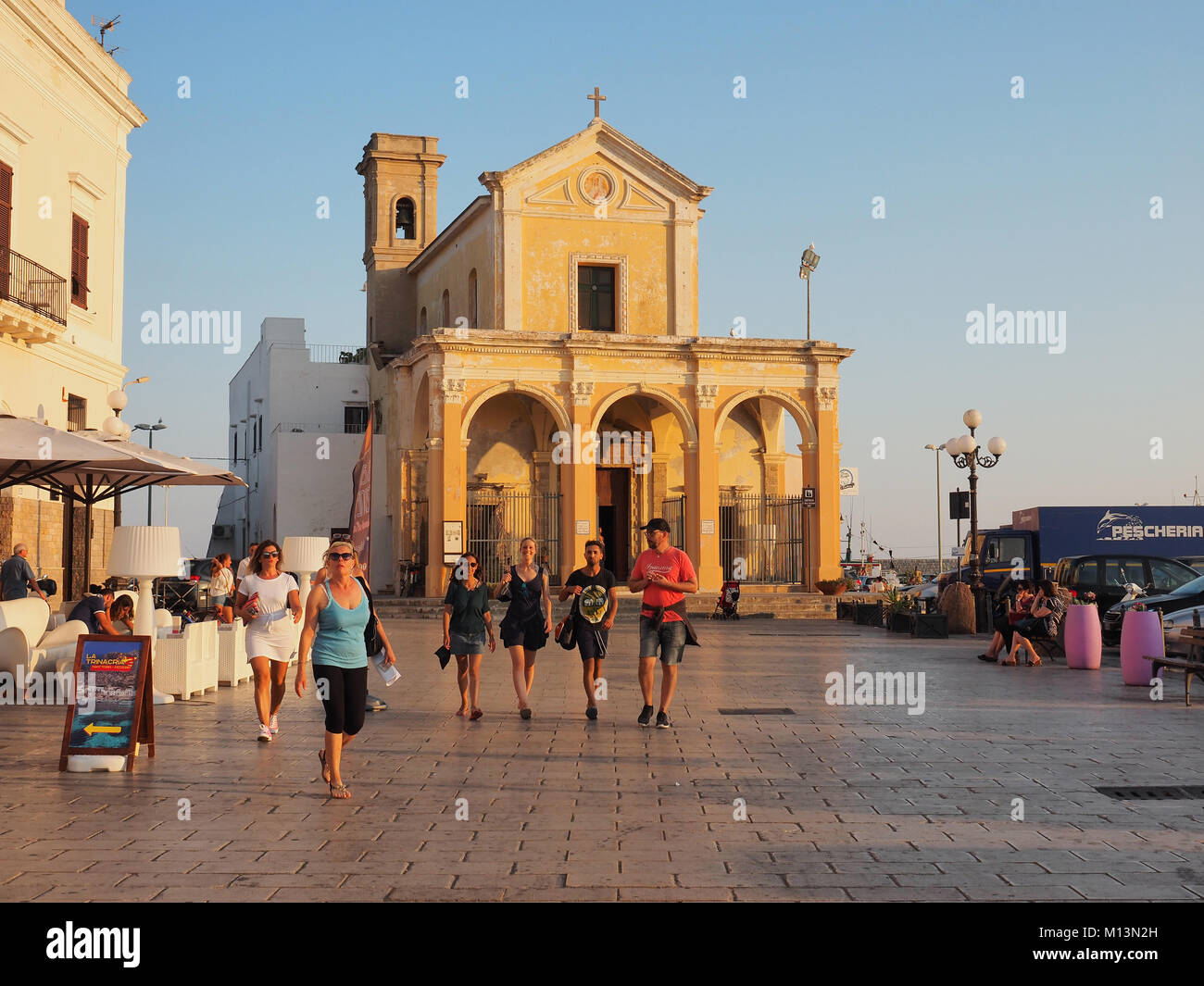 Europa, Italien, Apulien, Salento, Gallipoli, Santuario della Madonna del Canneto Stockfoto