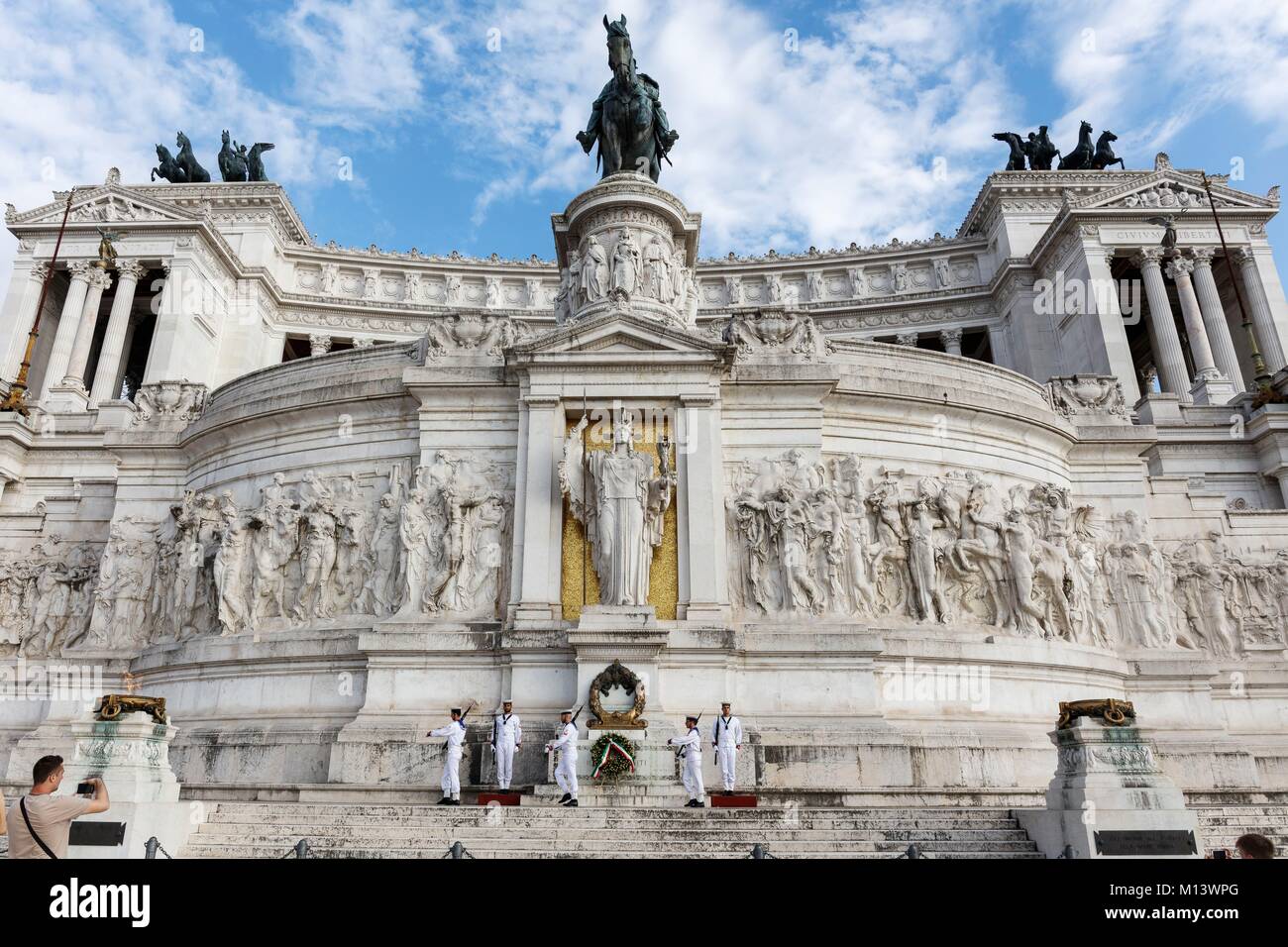 Italien, Latium, Rom, Altstadt als Weltkulturerbe von der UNESCO, die Piazza Venezia, Victor Emmanuel II Denkmalschutz Stockfoto Italien, Latium, Rom, Altstadt als Weltkulturerbe von der UNESCO, die Piazza Venezia, Victor Emmanuel II Denkmalschutz Stockfoto