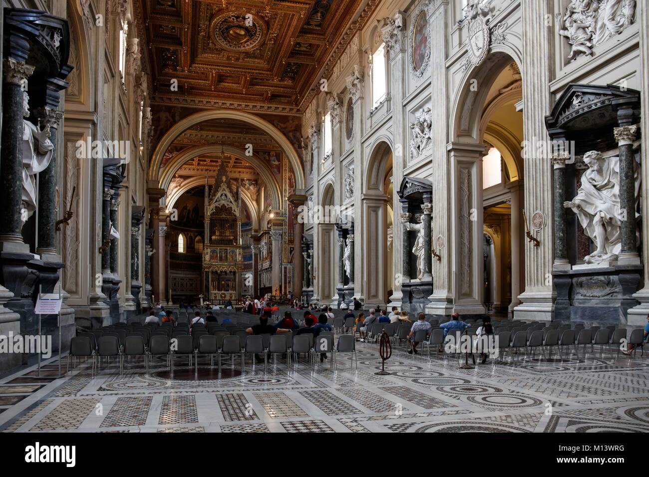 Italien, Latium, Rom, Altstadt zum Weltkulturerbe der UNESCO, in der Basilika San Giovanni in Laterano (Lateranbasilika) Stockfoto
