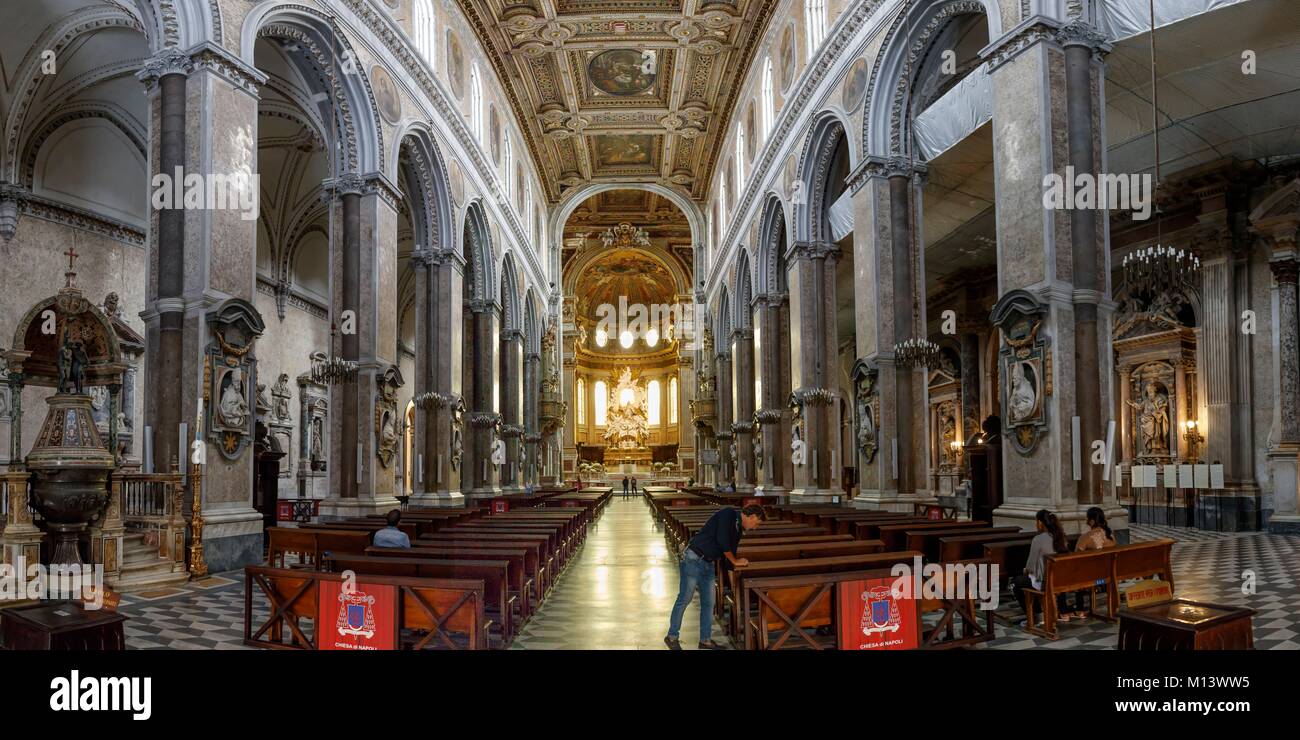 Italien, Kampanien, Neapel, die historische Altstadt zum Weltkulturerbe der UNESCO, in Santa Maria Assunta Kathedrale (Duomo San Gennaro) Stockfoto