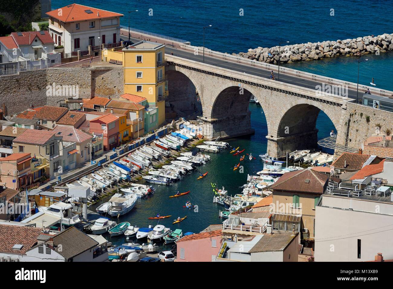 Frankreich, Bouches-du-Rhone, Marseille, endoume Bezirk, Endoume Stockfoto