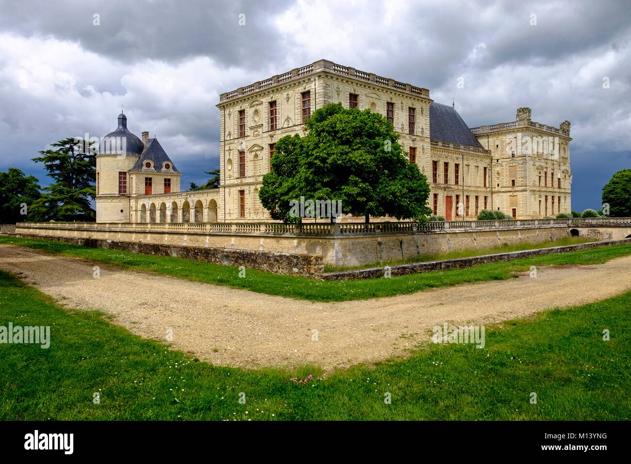 Frankreich, Deux Sevres, Oiron, Schloss von Oiron, datiert aus dem 16. Jahrhundert Stockfoto
