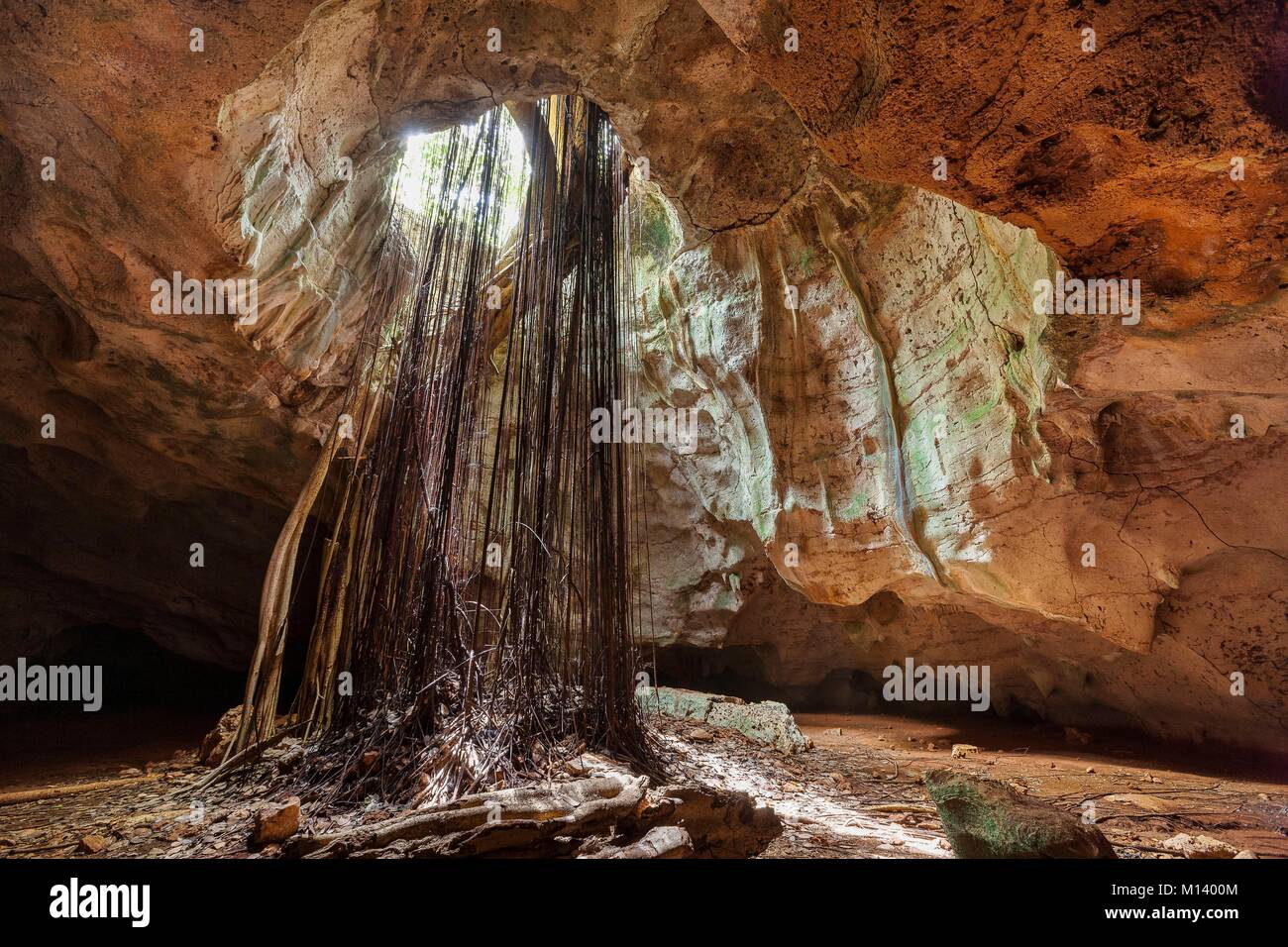 Kuba, Provinz Sancti Spiritus, der Nationalpark von Caguanes, die Höhlen Stockfoto