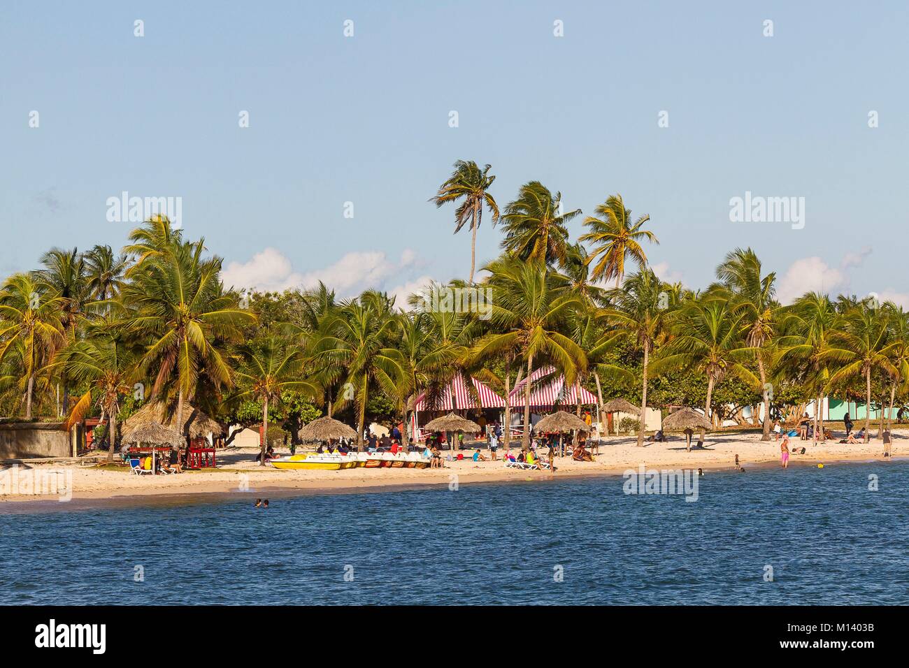 Kuba Zapata Halbinsel, der Schweinebucht, Playa Giron Stockfoto