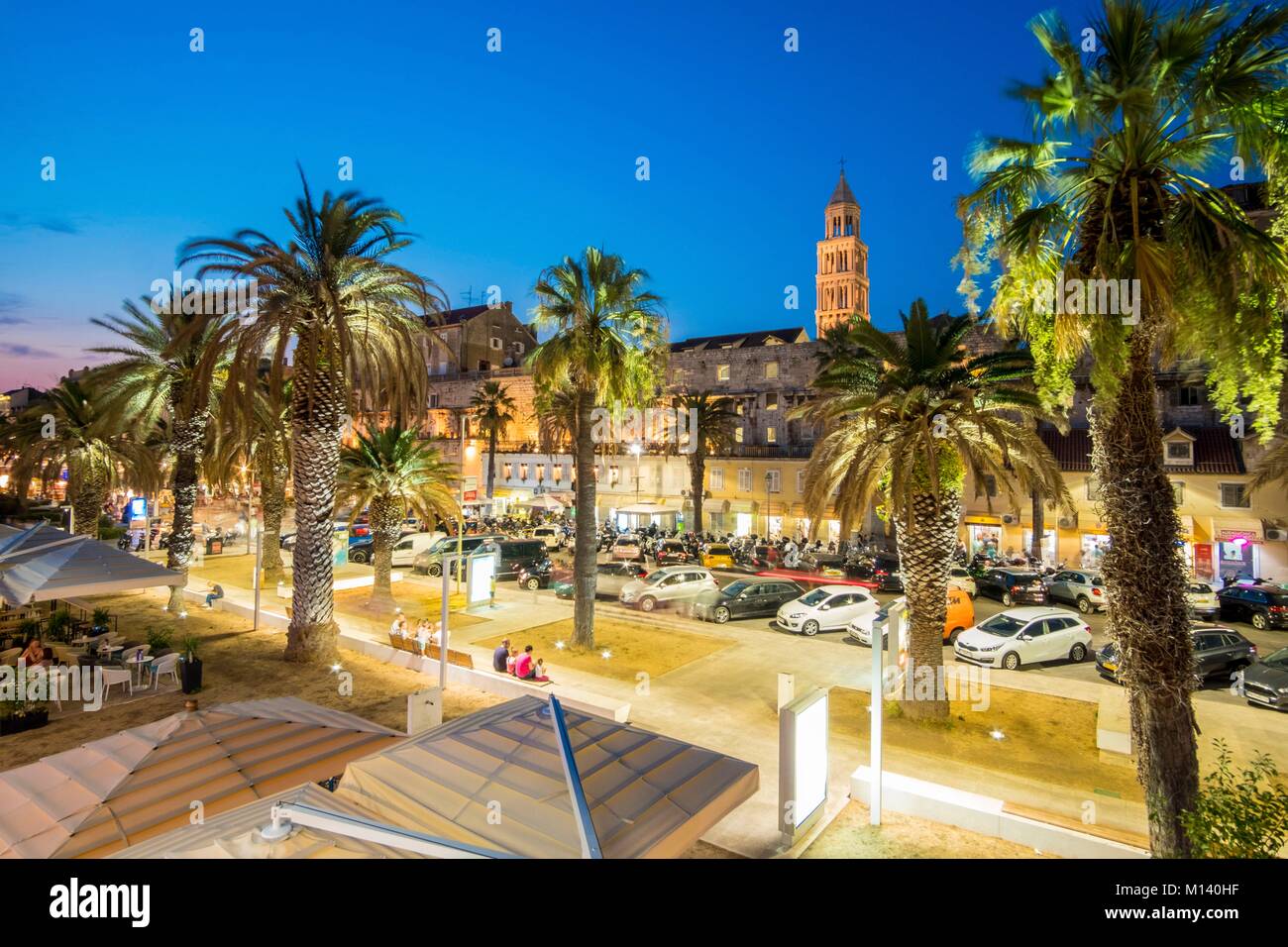 Kroatien, Kvarner, Dalmatinische Küste, Split, die alte römische Stadt als Weltkulturerbe von der UNESCO, alte Römische Stadt Stockfoto