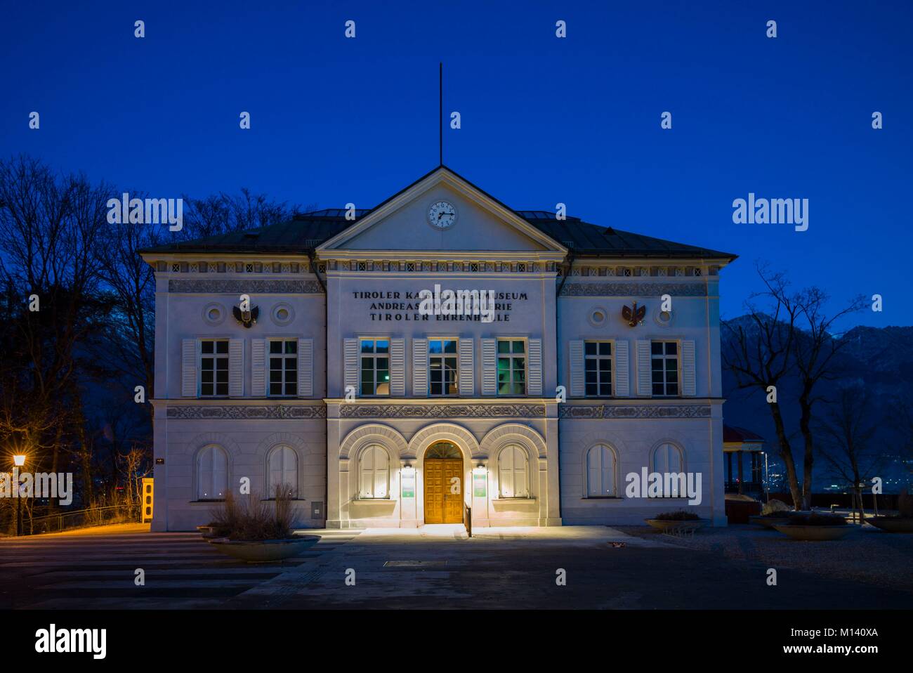 Österreich, Tirol, Innsbruck, Imperial Jagdmuseum, Dawn Stockfoto