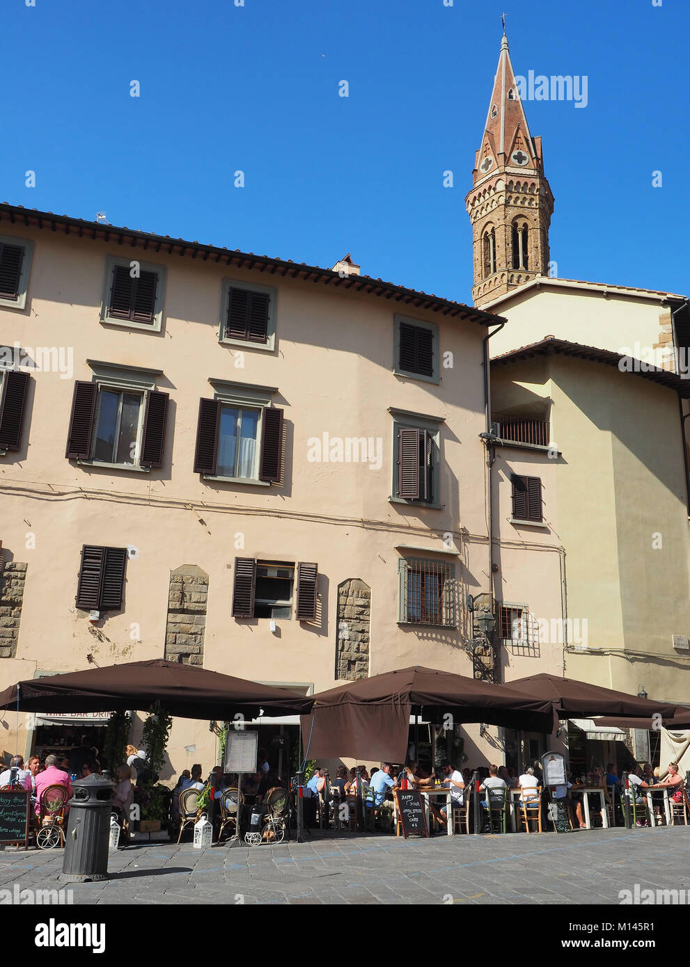 Europa, Italien, Toskana, Florenz, Bar, Restaurant in der Altstadt Stockfoto