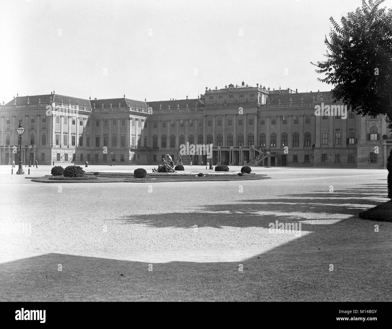 Schloss Schönbrunn in Wien. Die Residenz des Kaisers liegt etwas außerhalb von Wien. Stockfoto