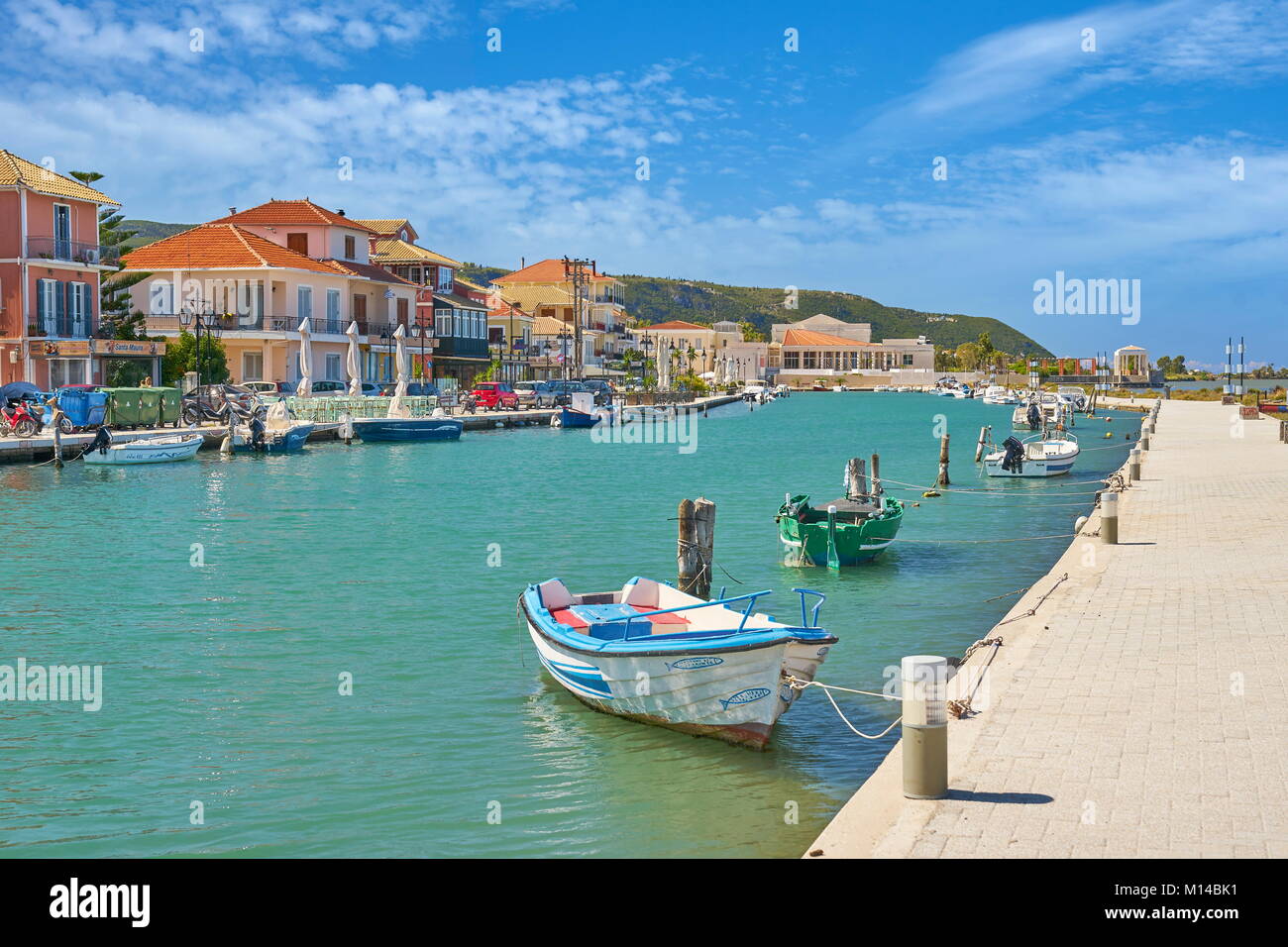 Die Stadt Lefkada, Lefkada Insel, Griechenland Stockfoto