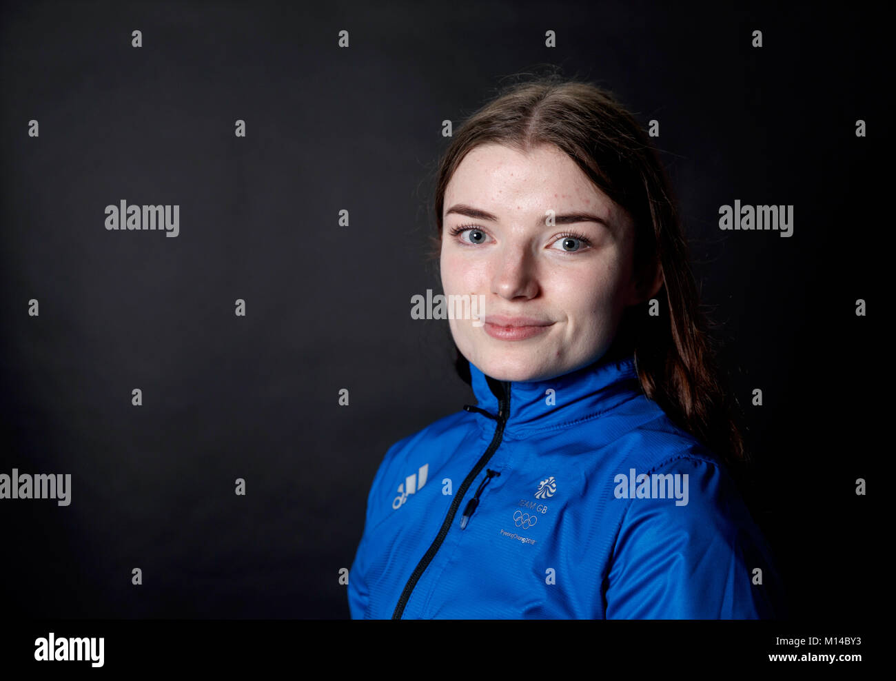 Kathryn Thompson während einer Kitting out Session bei adidas Stockport. PRESS ASSOCIATION Foto. Bild Datum: Montag, Januar 22, 2018. Photo Credit: Tim Goode/PA-Kabel Stockfoto