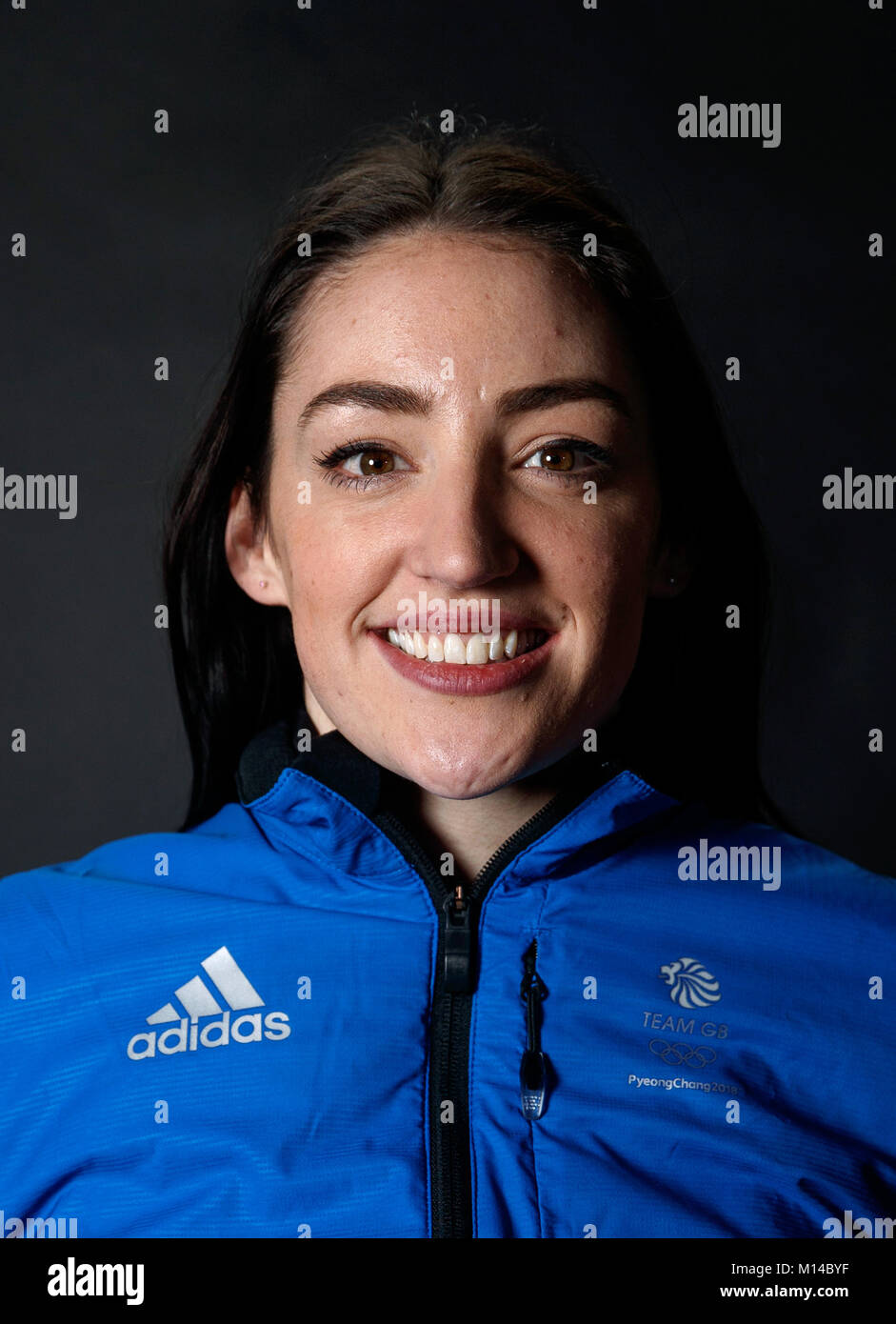 Charlotte Gilmartin während einer Kitting out Session bei adidas Stockport. PRESS ASSOCIATION Foto. Bild Datum: Montag, Januar 22, 2018. Photo Credit: Tim Goode/PA-Kabel Stockfoto