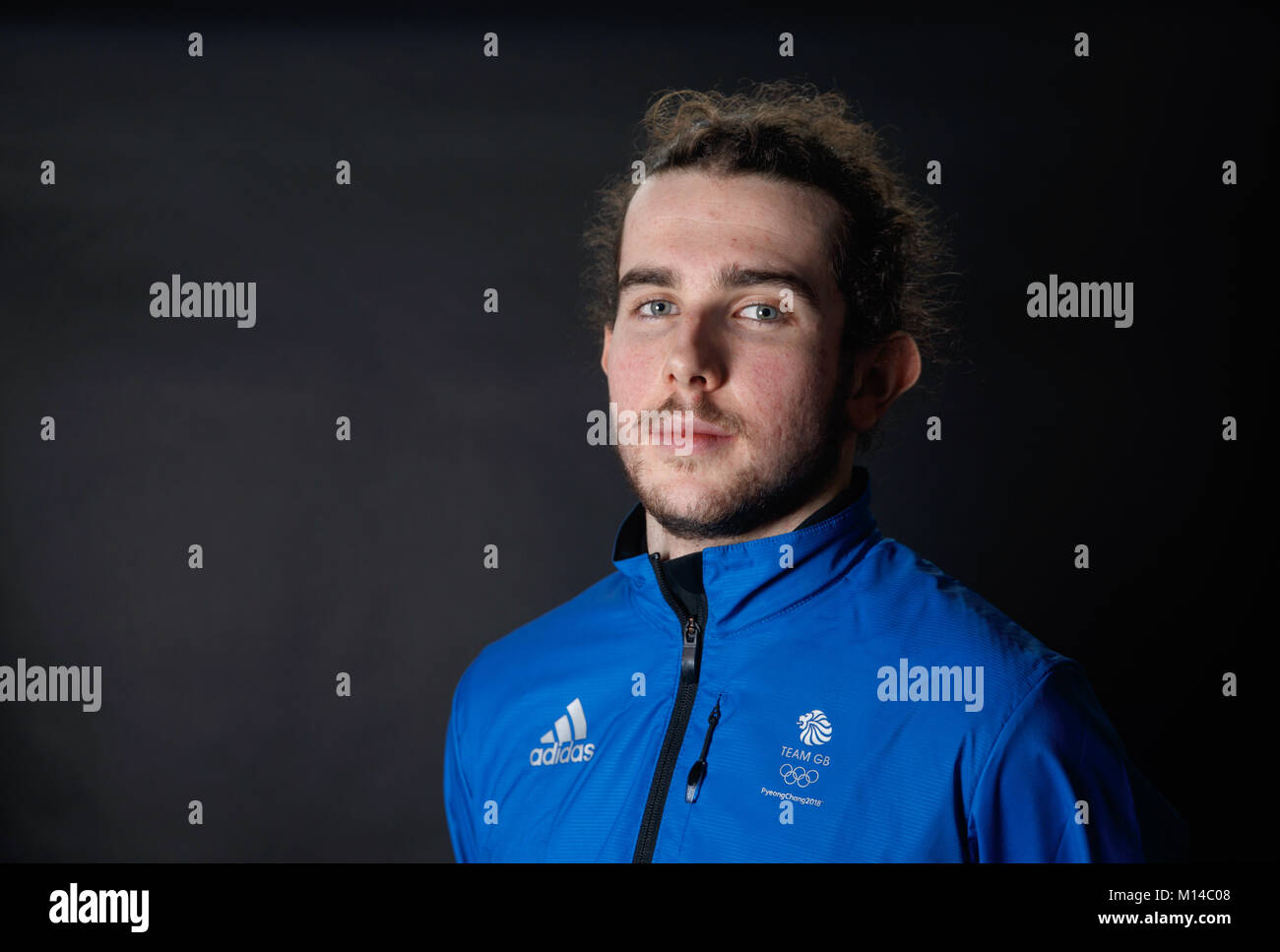 Farrel Treacy während einer Kitting out Session bei adidas Stockport. PRESS ASSOCIATION Foto. Bild Datum: Montag, Januar 22, 2018. Photo Credit: Tim Goode/PA-Kabel Stockfoto