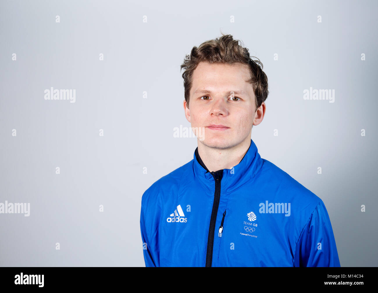 Snowboarder Jamie Nicholls während einer Kitting out Session bei adidas Stockport. PRESS ASSOCIATION Foto. Bild Datum: Mittwoch, 24. Januar 2018. Photo Credit: Tim Goode/PA-Kabel Stockfoto