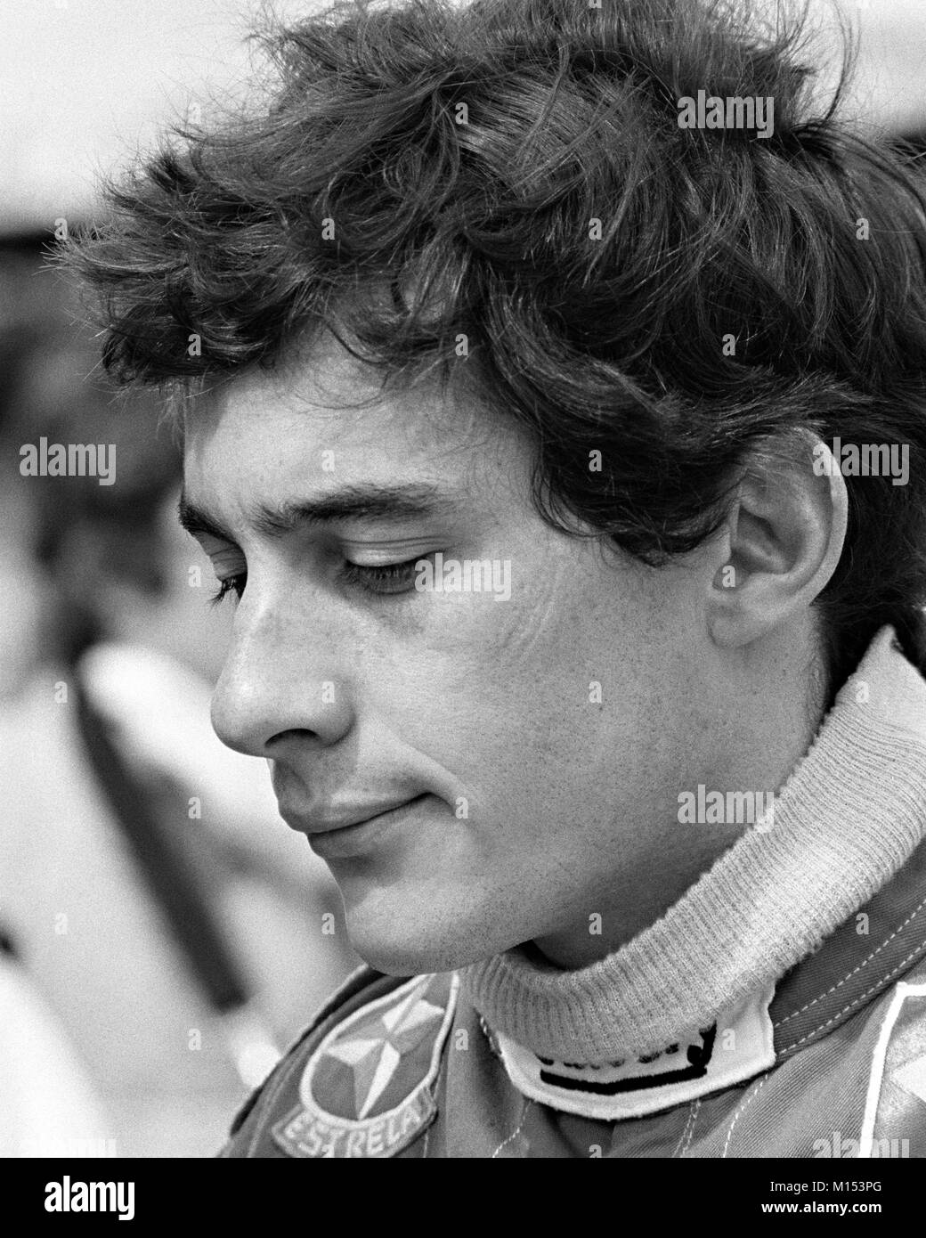Ayrton Senna 1983 Stockfoto