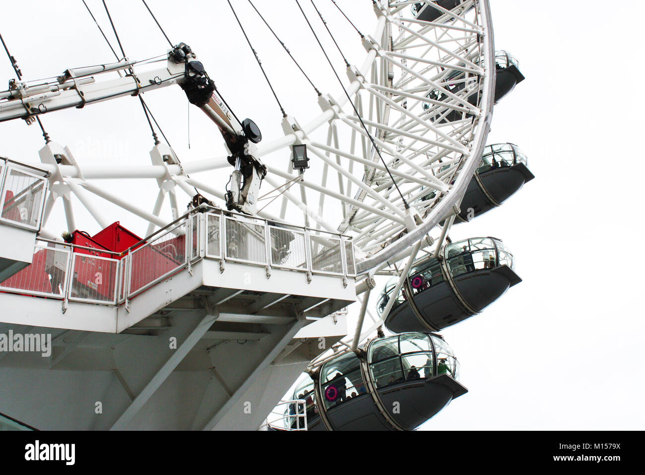 London Eye, Großbritannien Stockfoto