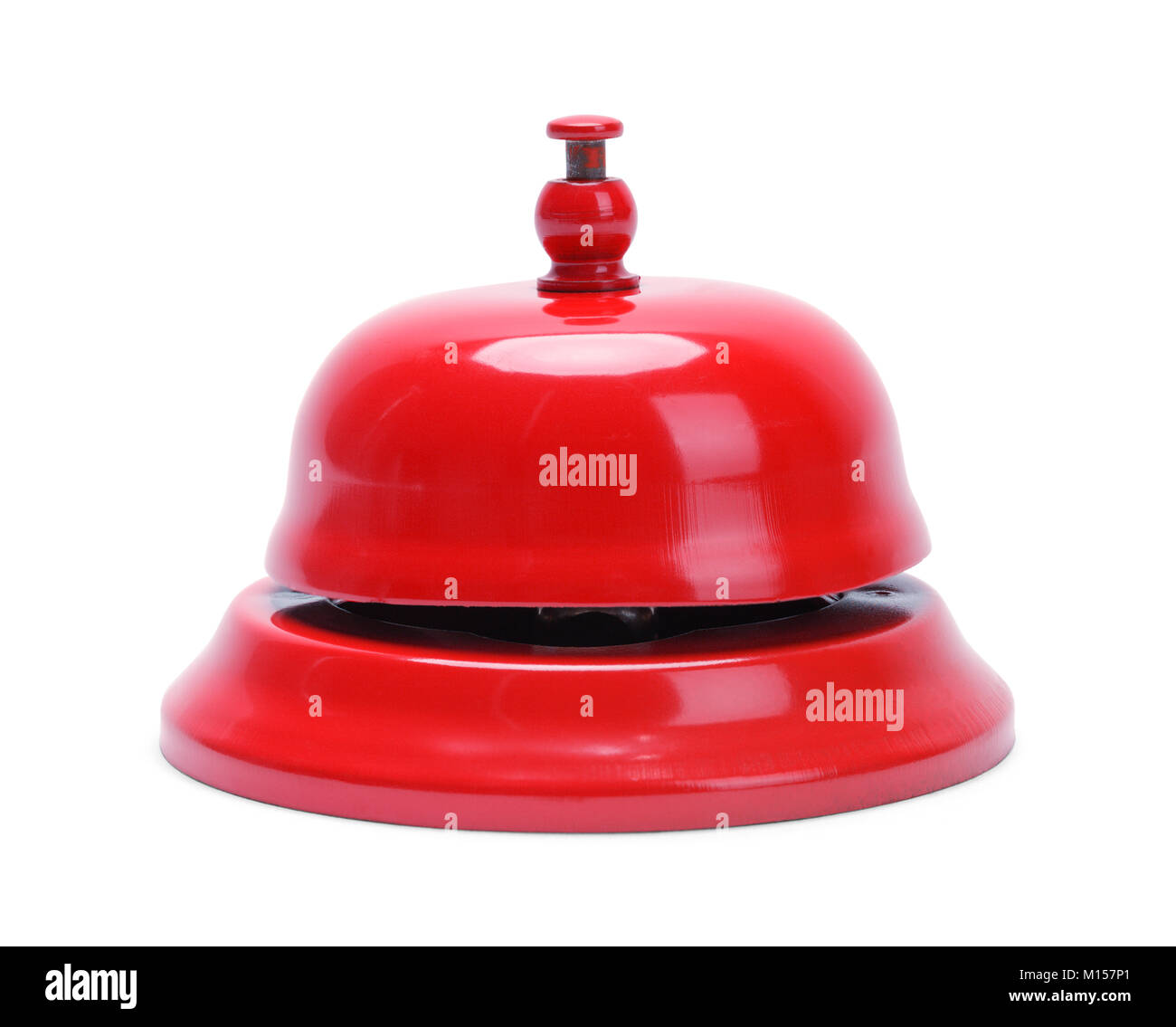 Metall Service Bell, Isolated on White Background. Stockfoto