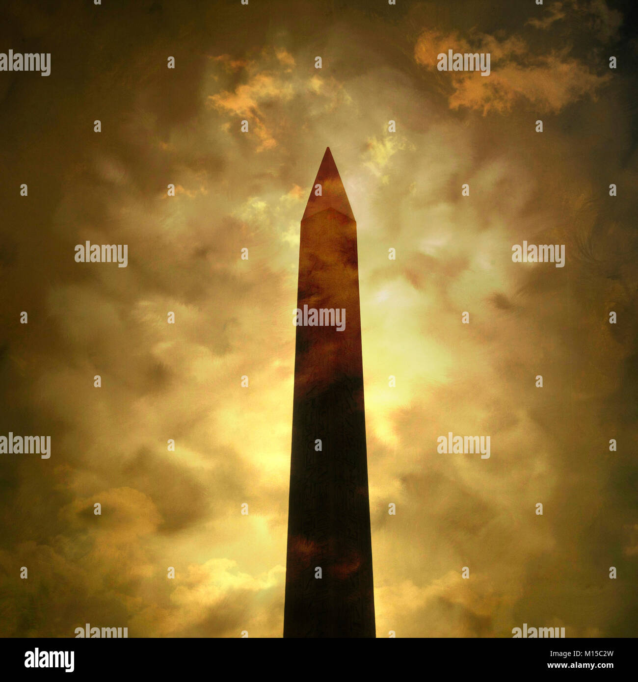 Abbildung: Obelisk Stockfoto