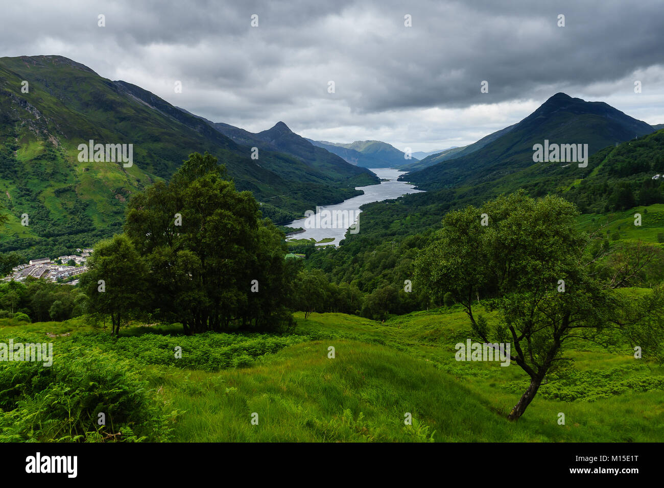 Mamore Berge, West Highlands Stockfoto