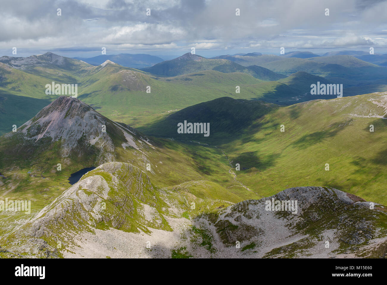 Mamore Berge, West Highlands Stockfoto