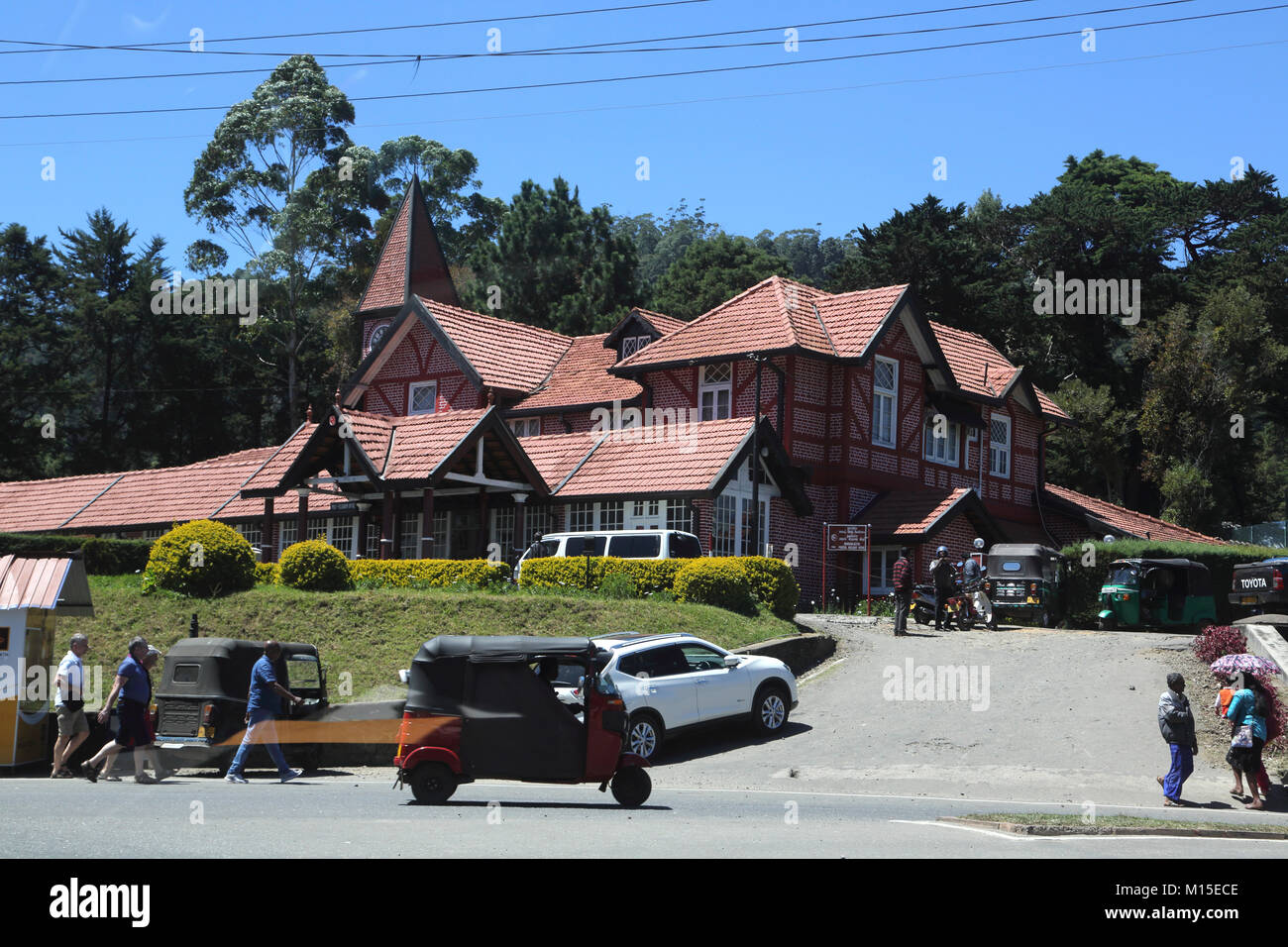 Nuwara Eliya Hill Country zentrale Provinz Sri Lanka Post Ferienwohnungen älteste Postamt in Sri Lanka Wohnraum umgewandelt in eine Unterkunft Stockfoto