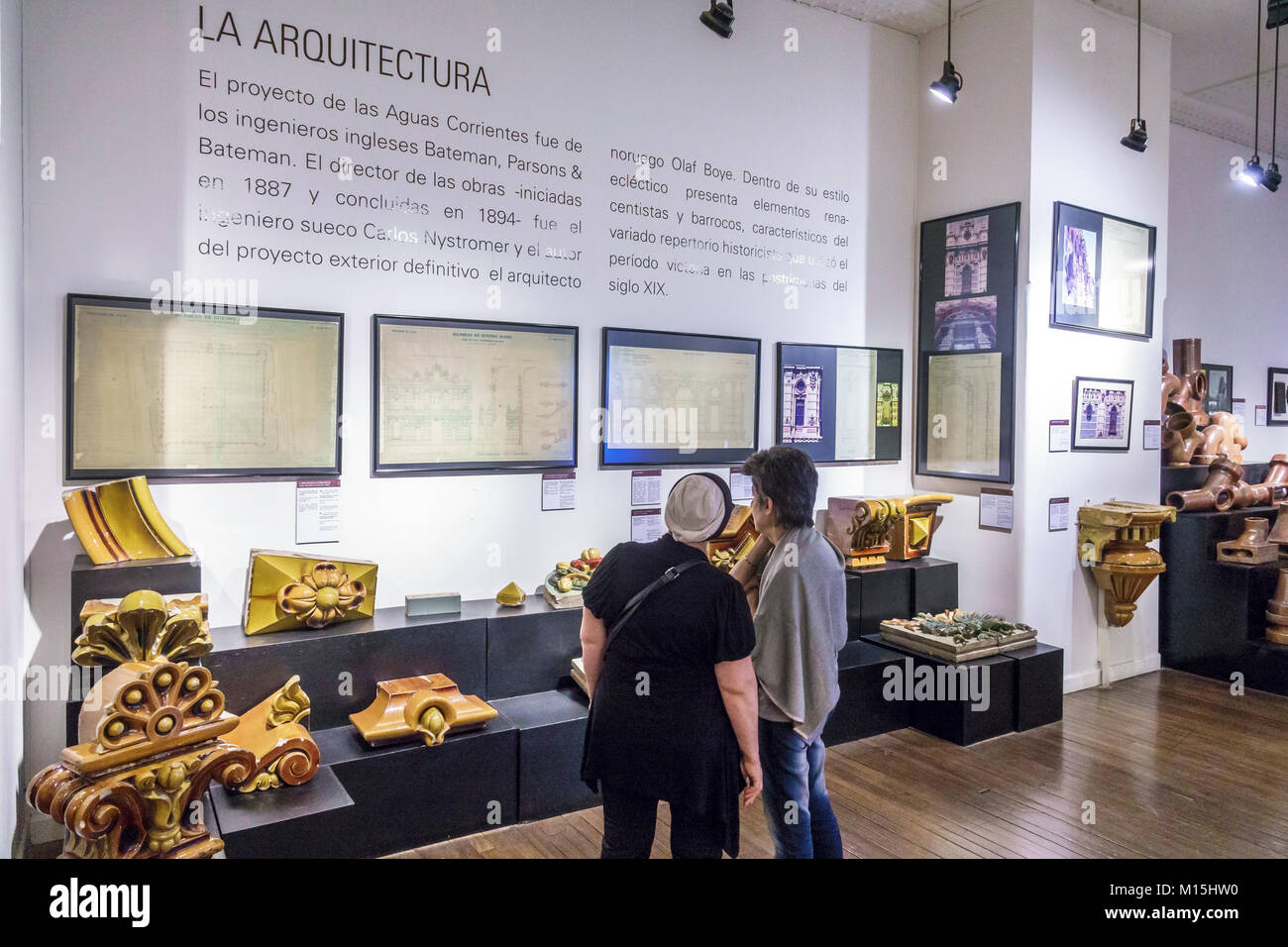 Buenos Aires Argentinien, El Palacio de las Aguas Corrientes, Museo del Agua y de la Historia Sanitaria, Wasserpumpstation, Museum für Wasser und Sanitati Stockfoto