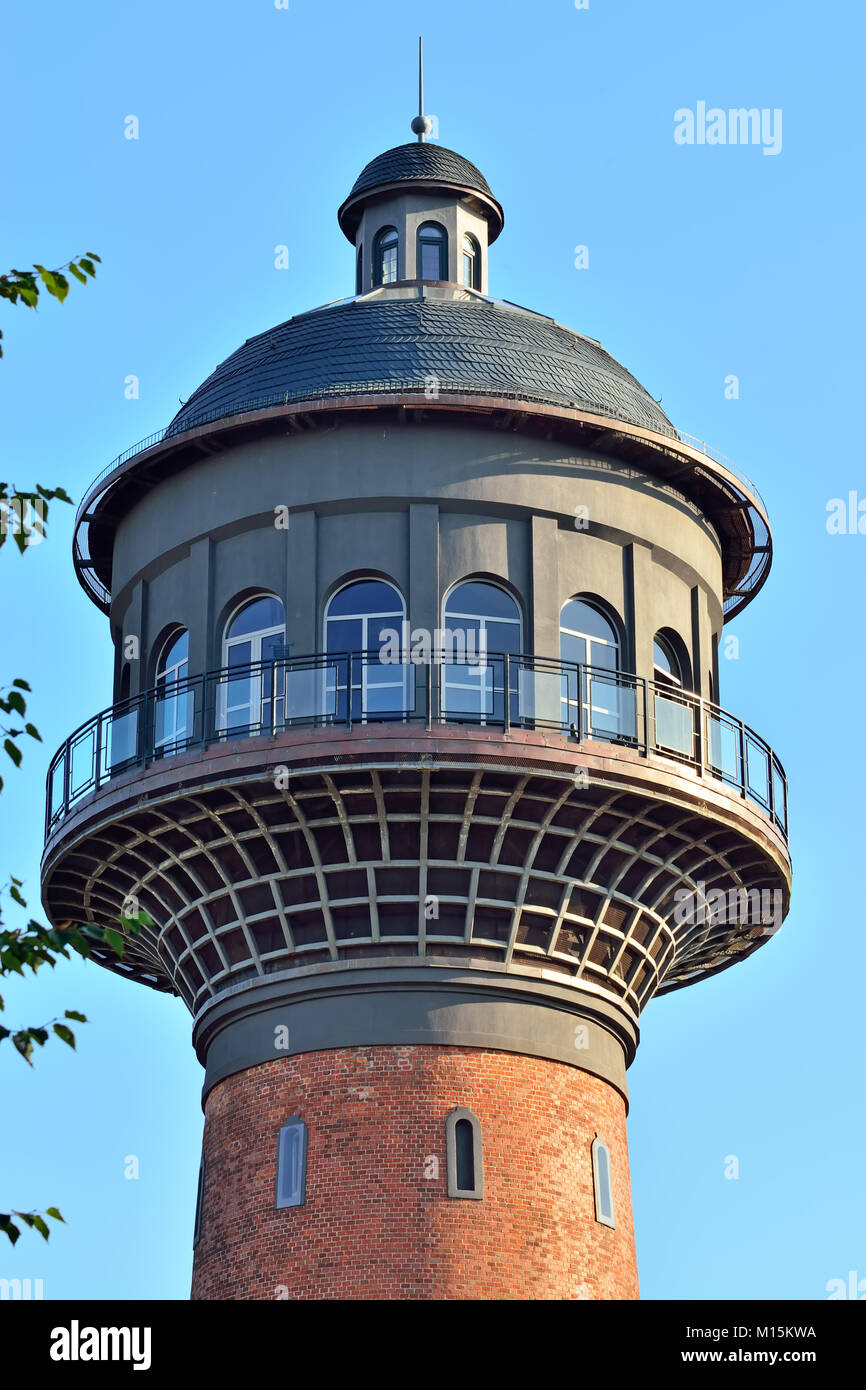 Aussichtspunkt auf dem Wasserturm in Zelenogradsk (Cranz) bis 1946. Der Oblast Kaliningrad, Russland Stockfoto