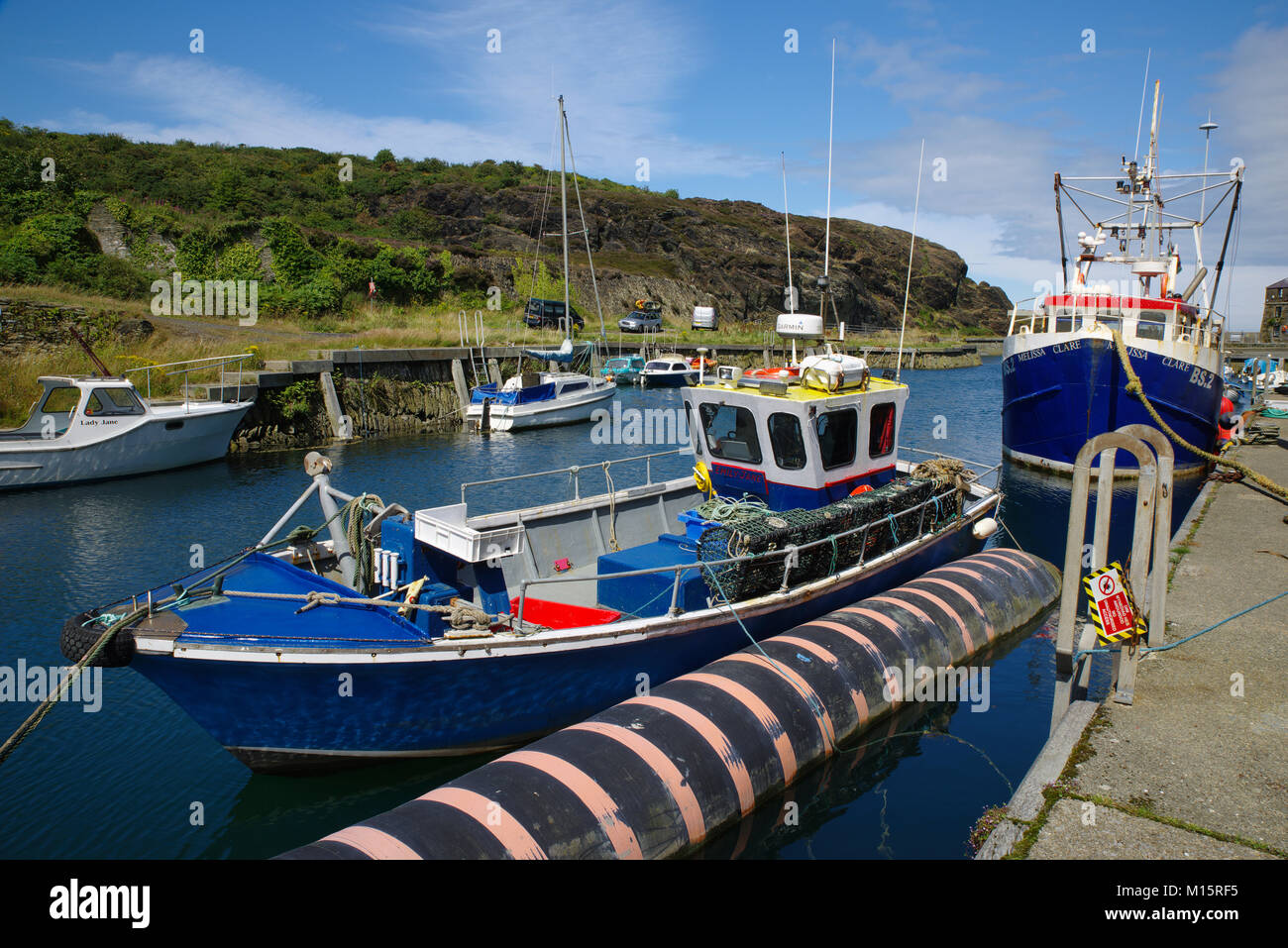 Amlwch Port Stockfoto