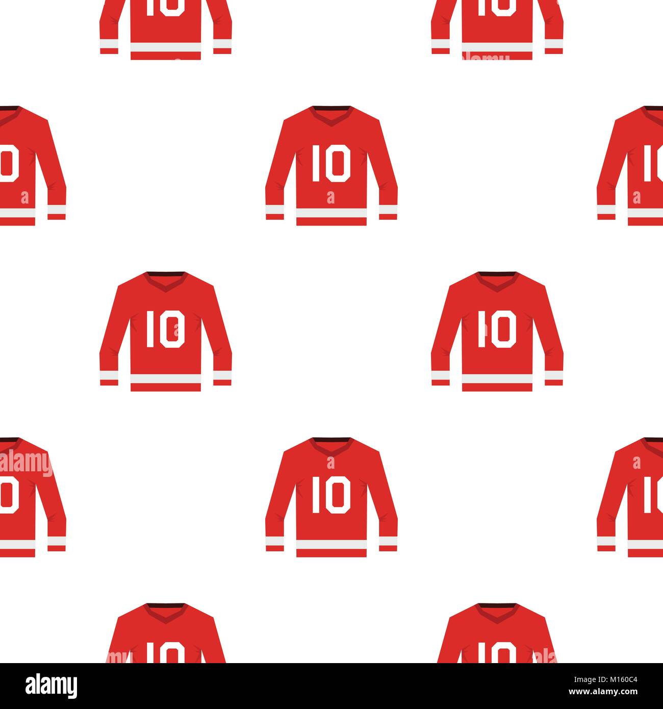 Canadian Hockey Jersey Muster nahtlose Stock Vektor