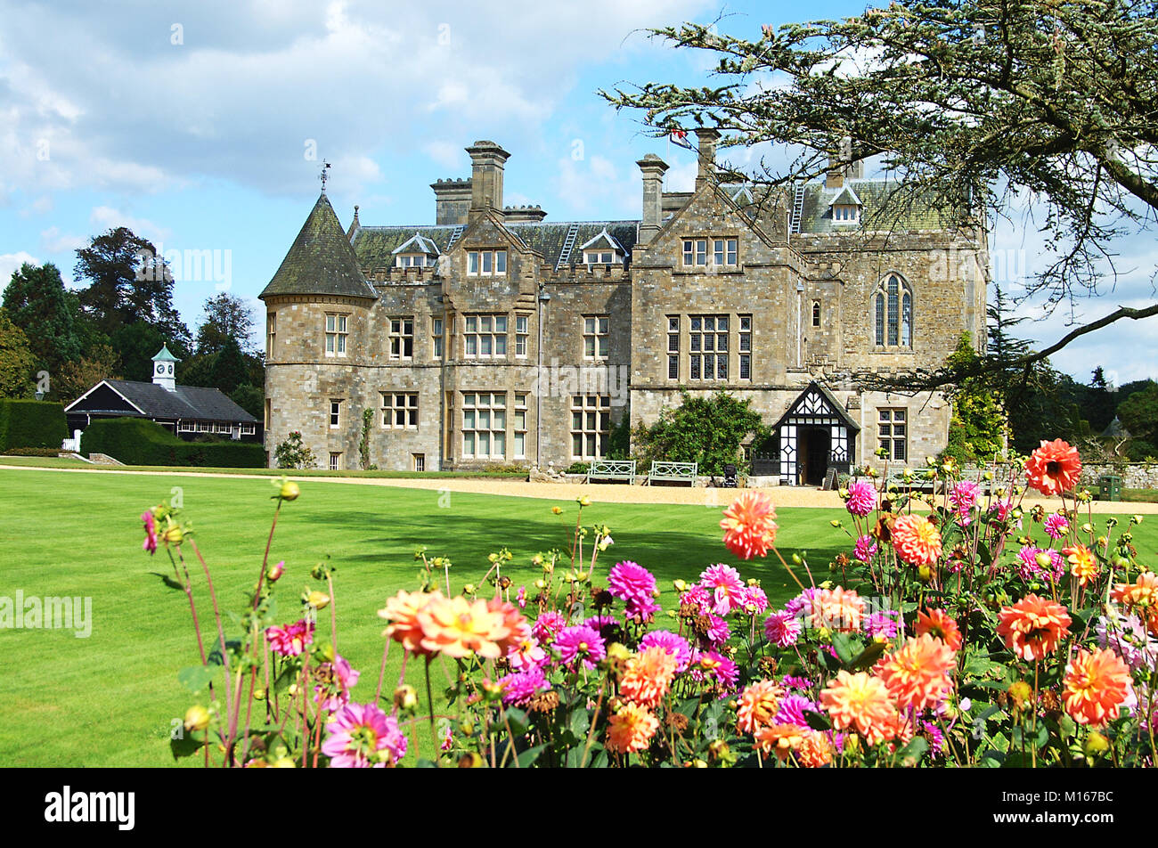 Palace House, Beaulieu, Hampshire, England, Großbritannien Stockfoto