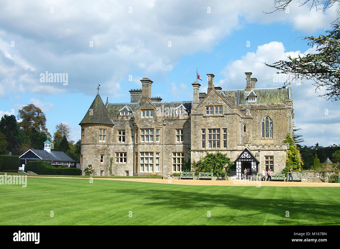 Palace House, Beaulieu, Hampshire, England, Großbritannien Stockfoto